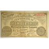 Image 1 : $1.00 MEMBERSHIP NOTE WASHINGTON LIBRARY COMPANY
