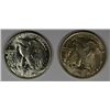 Image 2 : 1942 P AND 1943 P WALKING LIBERTY HALF DOLLAR MS62 EACH