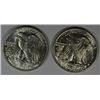 Image 2 : 1942 P AND 1943 P WALKING LIBERTY HALF DOLLAR MS62 EACH
