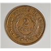 Image 2 : 1866 TWO CENT VF