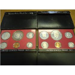 1973 & 79 US PROOF SETS (WITH BOXES)