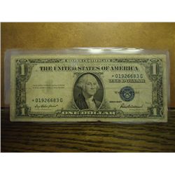 1935-F $1 SILVER CERTIFICATE STAR NOTE