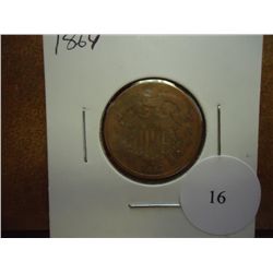 1864 TWO CENT PIECE