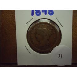 1848 US LARGE CENT