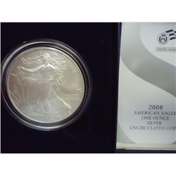 2008-W AMERICAN SILVER EAGLE (UNC)