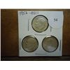 Image 1 : 1952 P/D/S SILVER ROOSEVELT DIMES