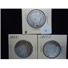 Image 1 : 1897,02 & 03-S BARBER HALF DOLLARS