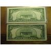 Image 2 : 1953-A $5 SILVER CERTIFICATE & 1963 $5 US NOTE