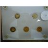 Image 2 : 5 PIECE CALIFORNIA  SOUVENIR GOLD SET SEE DESCR.