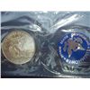 Image 2 : 1972-S IKE SILVER DOLLAR (UNC) (BLUE PACK)