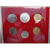Image 2 : 1981 VATICAN PROOF SET SOME SILVER