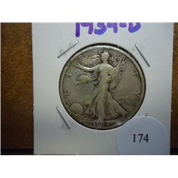 1934-D WALKING LIBERTY HALF DOLLAR