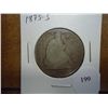 Image 1 : 1875-S SEATED LIBERTY HALF DOLLAR