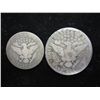 Image 2 : 1906-O BARBER QUARTER & 1899 BARBER HALF DOLLAR