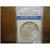 Image 1 : 2001 AMERICAN SILVER EAGLE RECOVERED AT WTC GROUND