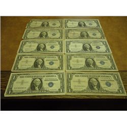 10-1957-B $1 SILVER CERTIFICATES