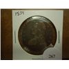 Image 1 : 1834 BUST HALF DOLLAR