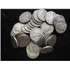 Image 1 : ROLL OF 40-ASSORTED 35% SILVER JEFFERSON WAR NICKS