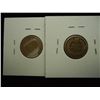 Image 2 : 1862 & 63 INDIAN HEAD CENTS