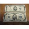 Image 1 : 1934-D & 53-A $5 SILVER CERTIFICATES BLUE SEALS