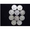 Image 1 : 10-1920'S & 30'S MERCURY DIMES