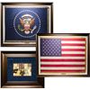 [Nixon, Richard M.] Presidential and U.S. Flag From the Nixon Oval Office