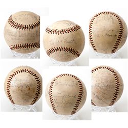 1934 New York Yankees Team Signed Baseball