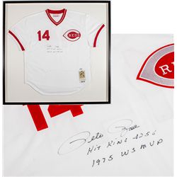 Pete Rose Signed Jersey From Cooperstown Authentic Collection