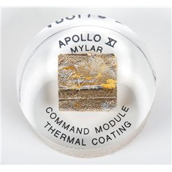 Flown Apollo 11 Thermal Coating