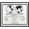 Image 1 : Apollo 11 Lunar Plaque – Made from the original negative.