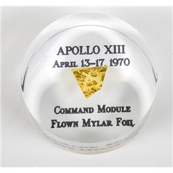 Apollo 13, 1970, FLOWN Gold Foil