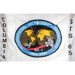 STS-65 Payload Flag -- Flown at Marshall Space Flight Center during the Mission