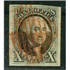 Image 1 : 1847, 10c black. VF-XF