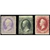 Image 1 : 1870, 24c purple, 30c black and 90c carmine. VG