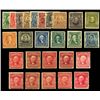 Image 1 : 1902, 1c-$5 regular issue complete, plus 1c-5c imperfs and Shield issue shades. F-VF