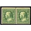 Image 1 : 1910, 1c green coil. F-VF