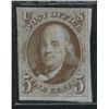 Image 1 : 1847, 5c red brown