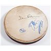 Image 1 : Drumhead Signed by Eric Clapton, David Gilmour, and Billy Gibbons
