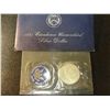 Image 1 : 1971 EISENHOWER UNCIRCULATED SILVER DOLLAR/ blue pack