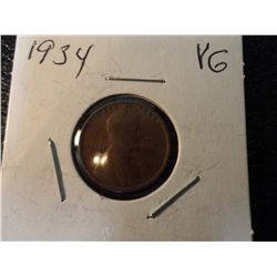 1934 LINCOLN CENT