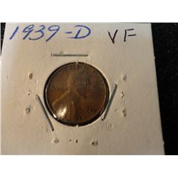 1939-D LINCOLN CENT