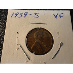 1939-S LINCOLN CENT
