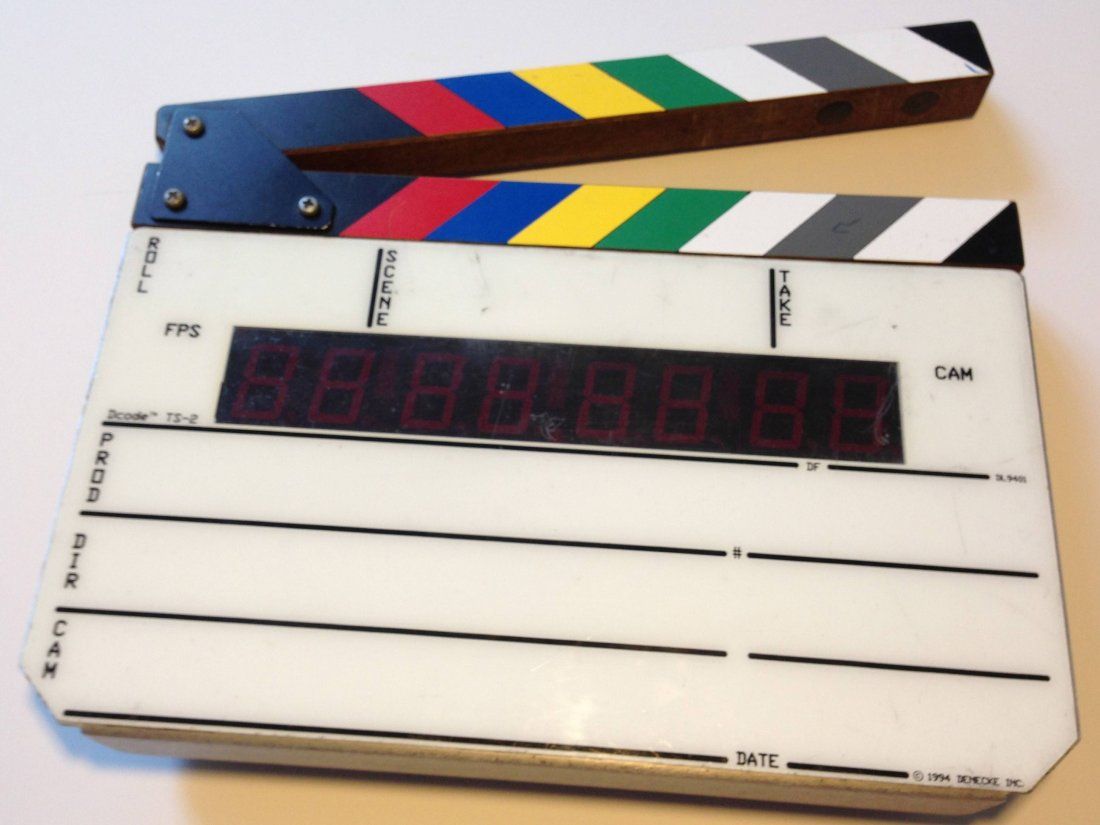 Batman Forever Set Used DENECKE Digital Clapboard