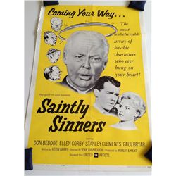 Saintly Sinners 27x41 Original One Sheet Poster