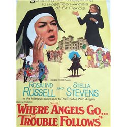Where Angels Go Trouble Follows 27x41 One Sheet Poster