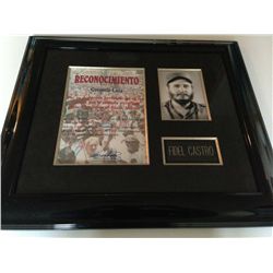 Fidel Castro Autographed Political Document