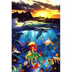 "Under the Sea" Disney ART SIGNED by Lassen- w/COA