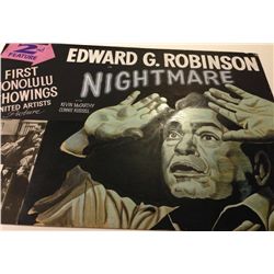 Nightmare Hand Painted John Lomasney Movie Poster