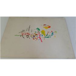 Michael Jackson's "The Wiz" Original Artwork