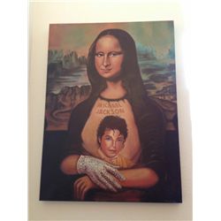 MICHAEL JACKSON "FAN MONA LISA" BY PAUL BEDARD